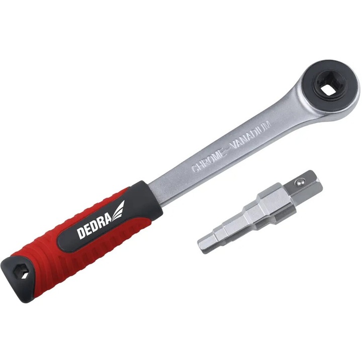 Cheie pentru suruburi cu clichet, cu tija 1/2” set 2 buc