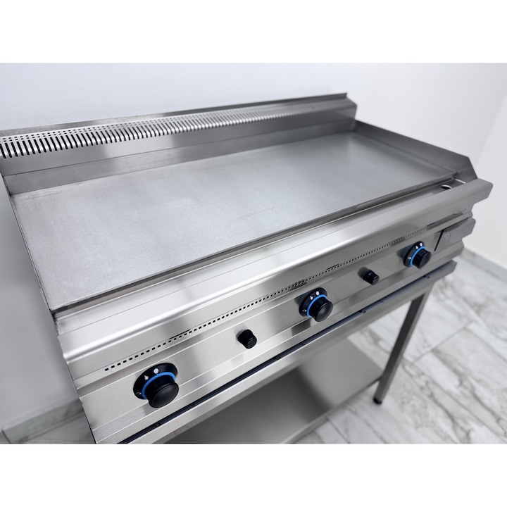 Gratar profesional Ideal Inox placa neteda 120 cm butelie Linia 630