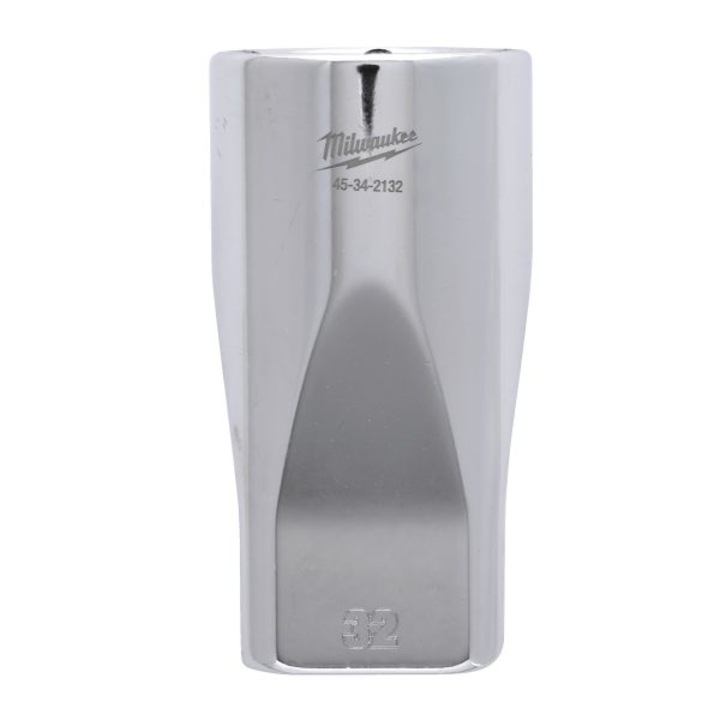 Cheie tubulară Milwaukee, 1/2", 32 mm, lungime 78 mm, crom