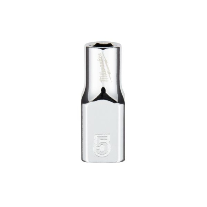 Cheie tubulară Milwaukee 1/4", 5mm, 25mm, crom