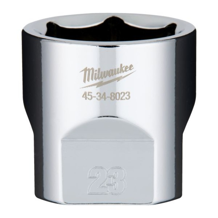Cheie tubulară Milwaukee 3/8" (10 mm), 6/12-PT, crom, 30 mm