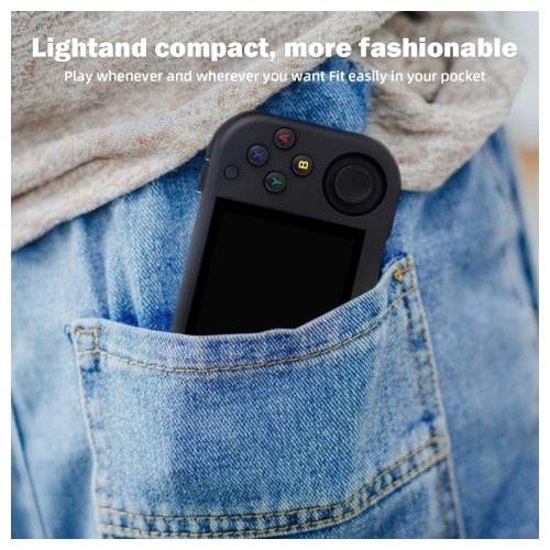 Consola Ampown Mini Zero 28, Android, Touchscreen, 2.8 inch IPS LCD, 64GB, Jocuri incluse, Negru