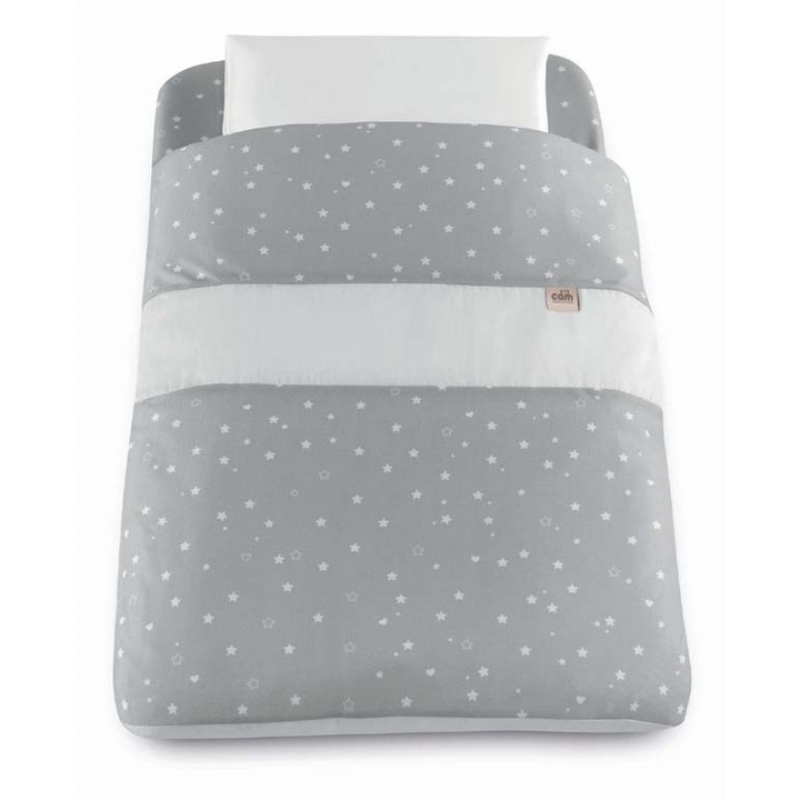 Set Lenjerie de pat, CULLAMI, gri