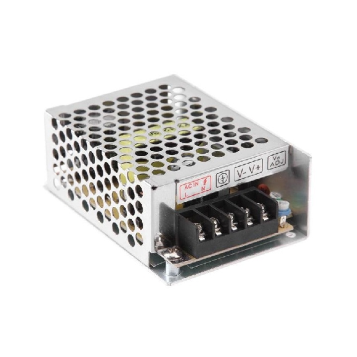 Sursă de alimentare 12V, 60W, 5A, carcasa metalică, dimensiuni 11x8x3, 3cm