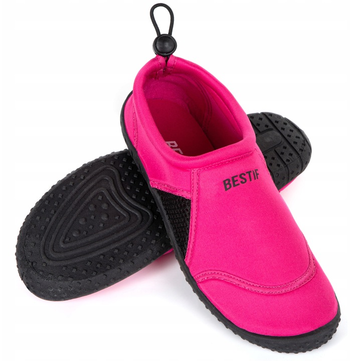 Pantofi de apă Bestif, 38, neopren + plasă, uscare rapidă, albi, set de 1 pereche