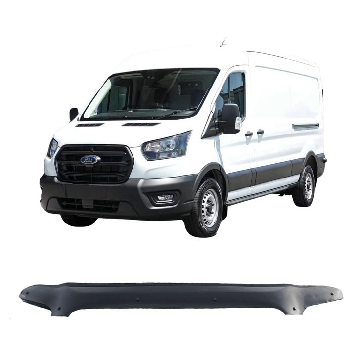 Naklada pe capota 5K Parts pentru Ford Transit 2019+, design modern, protectie impotriva zgarieturilor, set complet