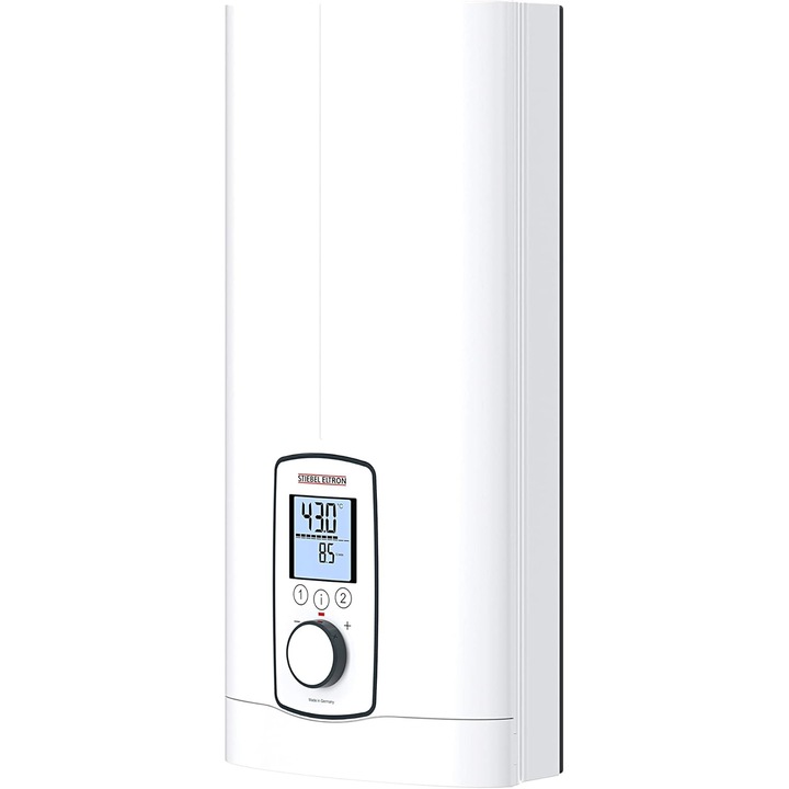 Stiebel Eltron DHE 24 kW átfolyós vízmelegítő, ECO mód, multifunkciós kijelző, mosogató alá szerelhető