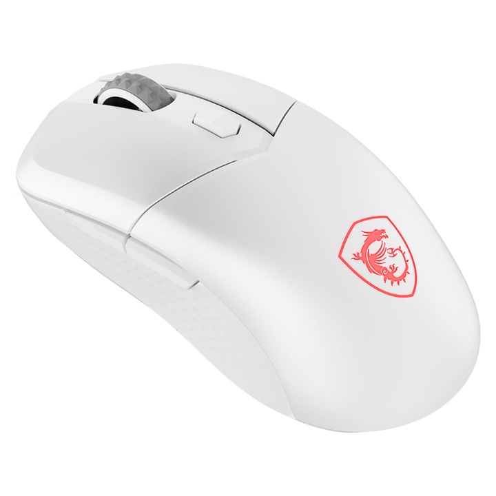 Mouse MSI VERSA 300 WIRELESS, 2,4 GHz, Bluetooth, USB 2.0, alb