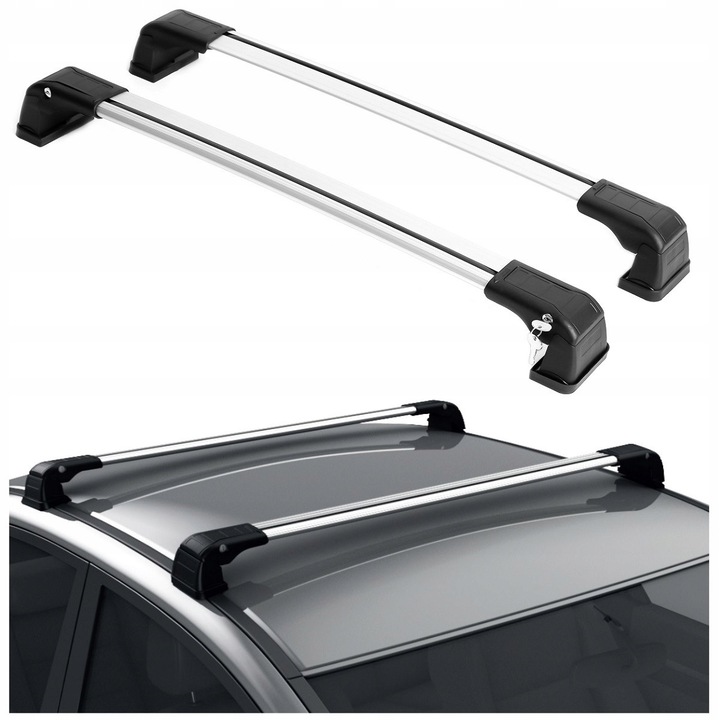 Bagajer ERKUL WINGCARRIER készlet Volkswagen Transporter T5 T6-hoz, 119cm, alumínium, 75kg, egyszerű szerelés