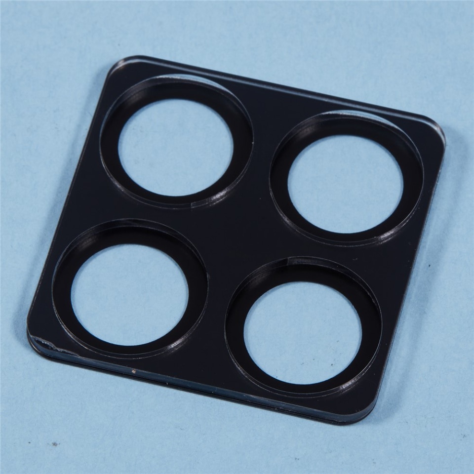 Folie camera pentru Honor 400 Smart / X7d 4G, SKYDDAR INNOVATION, Camera Glass Negru, set cu sticker