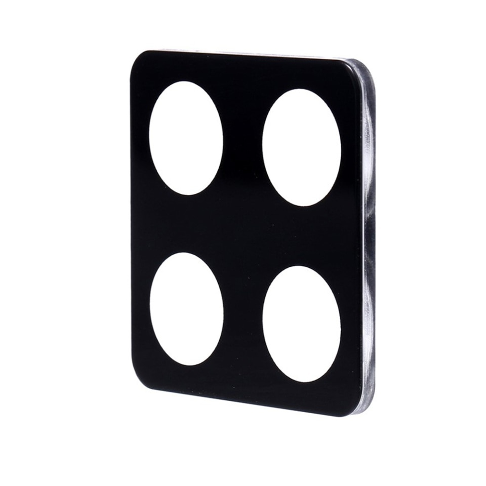 Folie camera pentru Honor 400 Smart / X7d 4G, SKYDDAR INNOVATION, Camera Glass Negru, set cu sticker