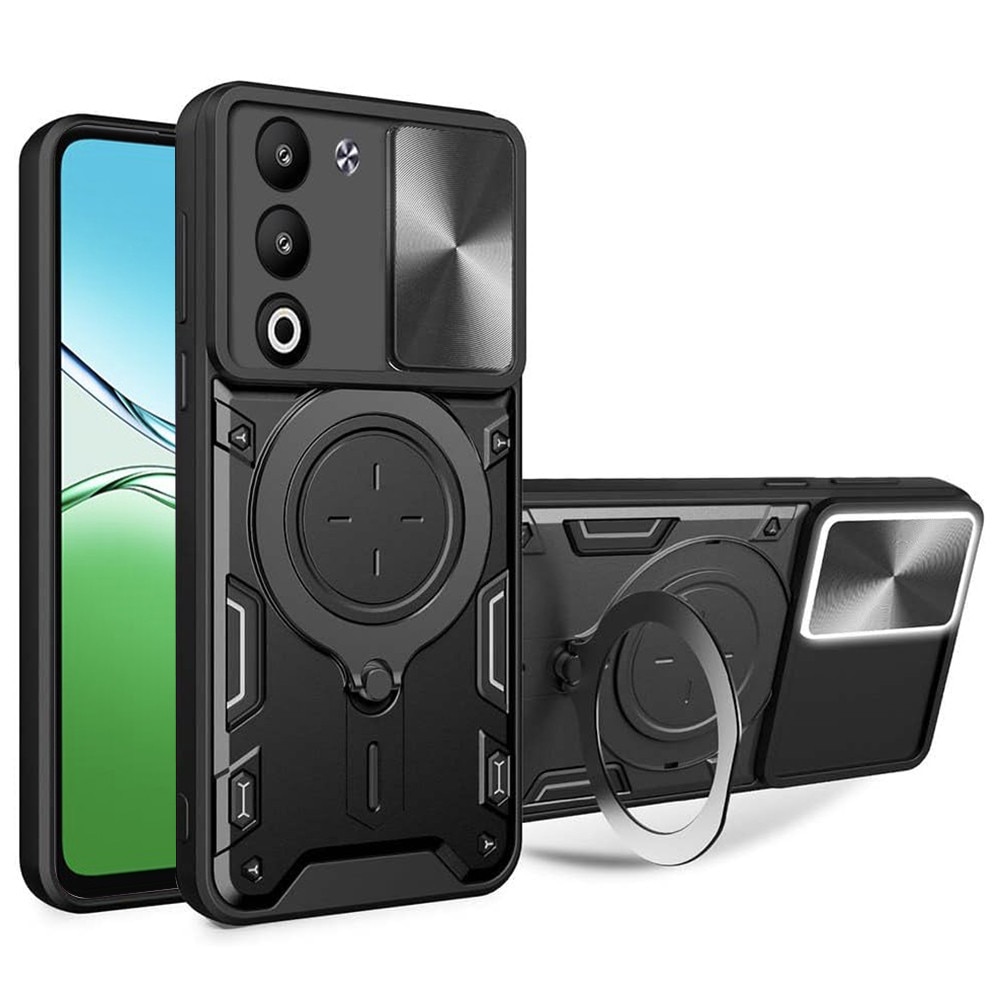 Husa antisoc pentru Oppo A5 4G / A5 5G cu protectie camera, Accesorio CamGuard Pro, Black