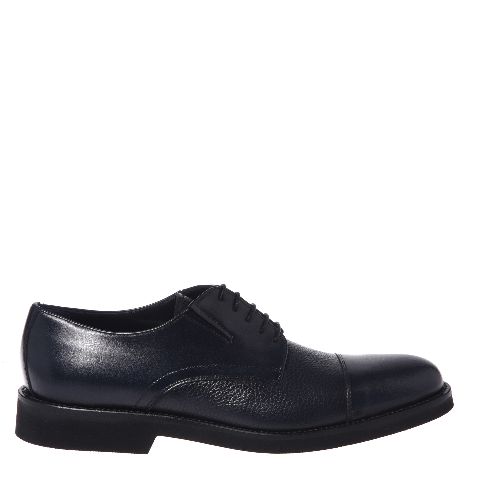 Baldinini, Pantofi din piele cu aspect texturat, Albastru, 45
