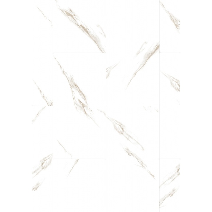 Mexen River Alb vinil panelek 610 x 305 mm LVT Dryback 2,5 mm, PVC hordozó, 4 V-Fuga, Jazz Alb - F1450-0610-305-255-4V1-01