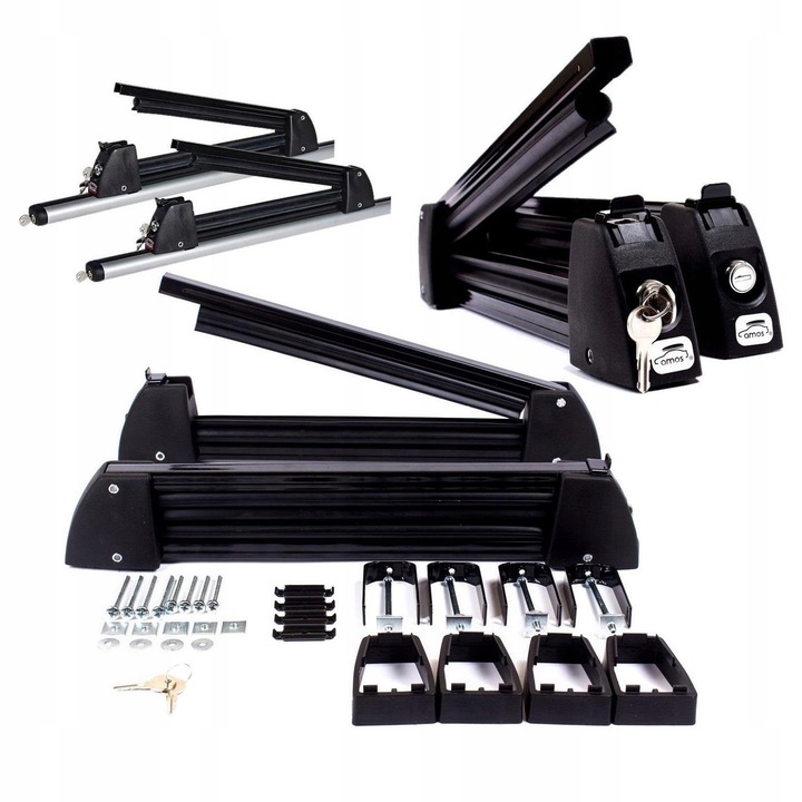 Suport schiuri Ski-Lock 5, 58cm, 5 pár, 4 deszka, fekete, alumínium