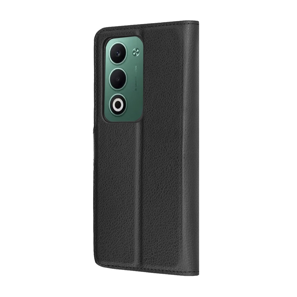 Husa pentru Oppo A5 4G / A5 5G Tip Carte, Leather Folio, Functie de Stand, Calitate Premium, Antisoc, Protectie Sporita, Negru