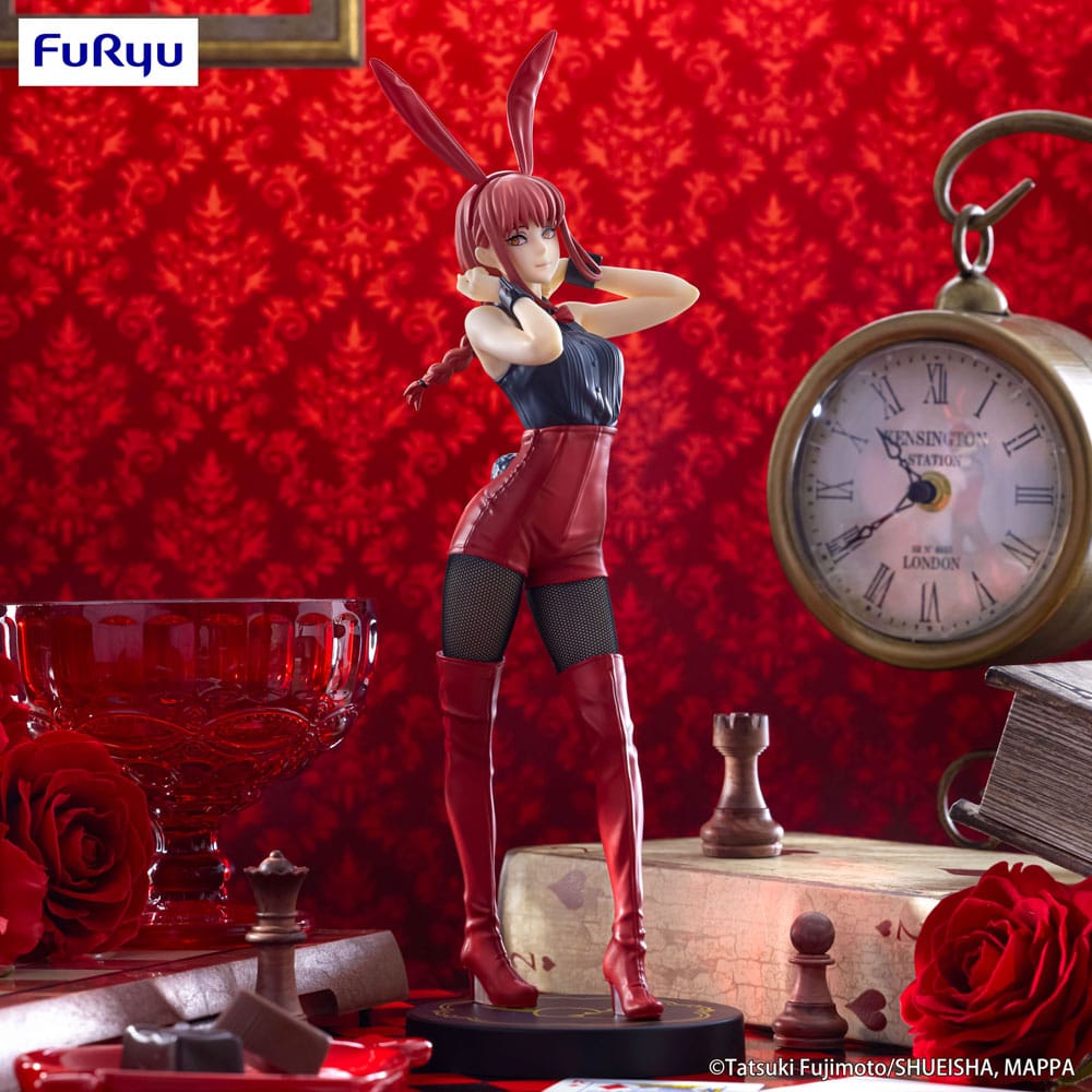 BiCute Bunnies Figure ーマキマ Red ver.ー35個 Figurina Chainsaw Man BiCute Bunnies PVC Statue Makima Red Color