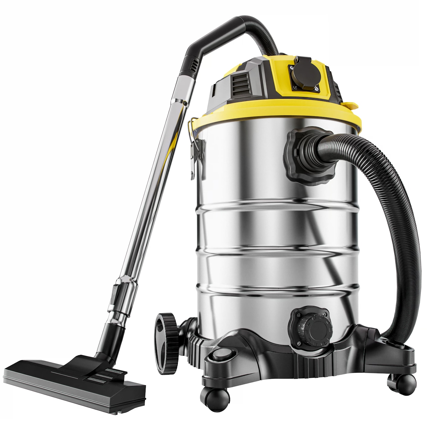 Aspirator umed/uscat Monzana, 1.200 W, 30 L, argintiu, 40x38x60cm