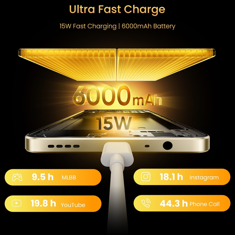 Telefon Realme Note 70T, 4GB RAM, 128GB, 6.74 inch, 32MP, Aura glow, Dual SIM