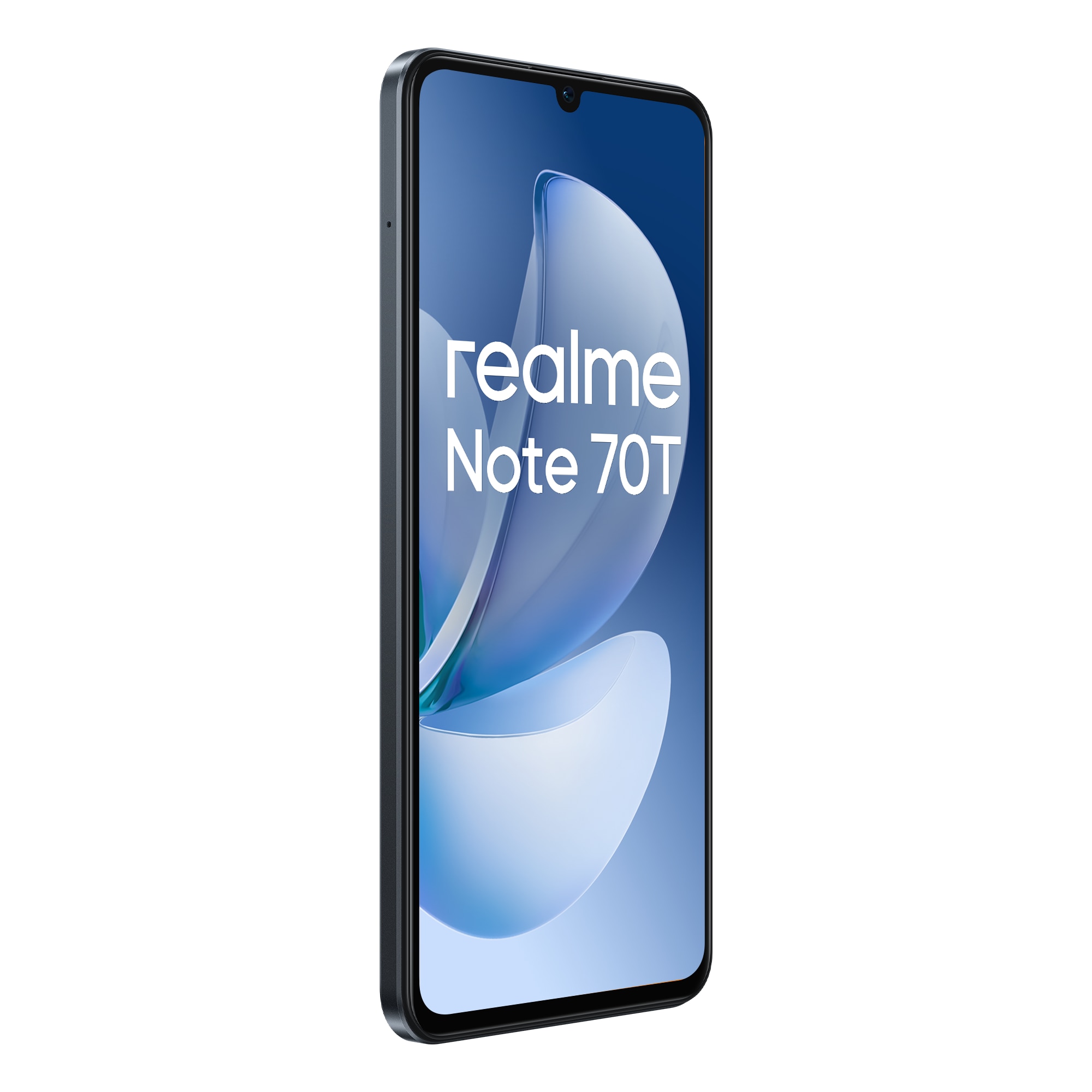 Telefon mobil realme Note 70T, Dual SIM, 4GB RAM,64GB, Ecran 6.74 inch″ 90Hz, 13MP, Baterie 6000mAh, Obsidian negru