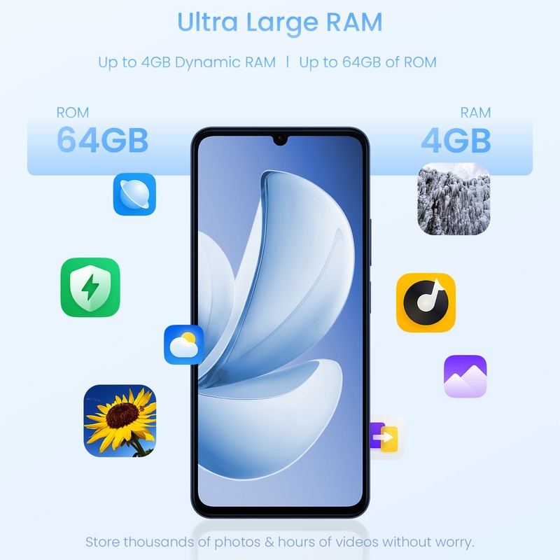 Telefon mobil realme Note 70T, Dual SIM, 4GB RAM,64GB, Ecran 6.74