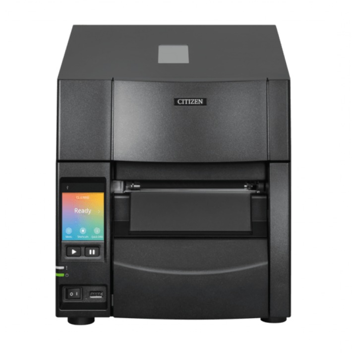 Imprimanta etichete Citizen CL-S700III, 203 dpi, afisaj LCD color, negru