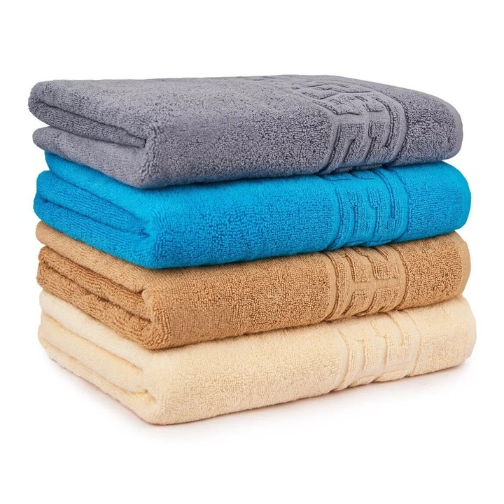 Set 4 Prosoape 100% Bumbac 70*130 cm