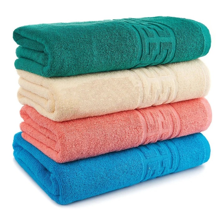 Set 4 Prosoape 100% Bumbac 70x130