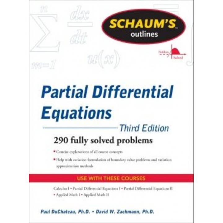 Schaum's Outline of Partial Differential Equations, DuChateau Paul (Author)