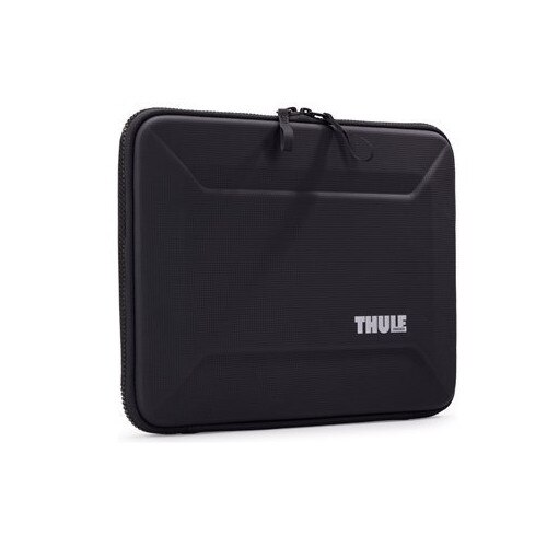 Etui pentru laptop, negru, 14", rezistent la impact si zgarieturi, din poliuretan reciclat