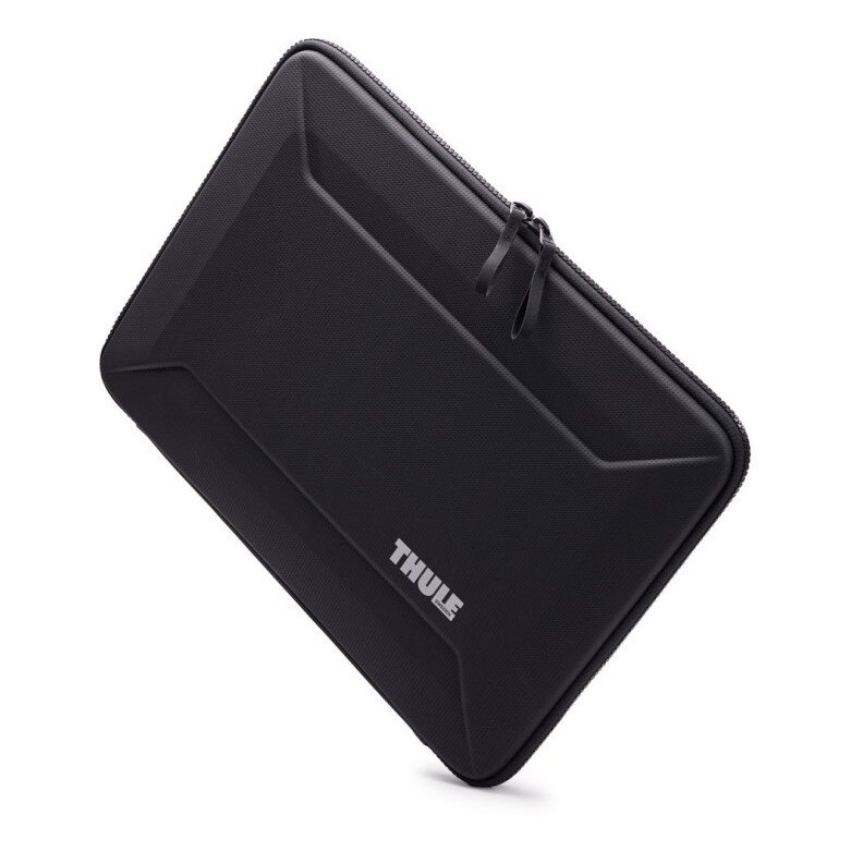 Etui pentru laptop, negru, 14", rezistent la impact si zgarieturi, din poliuretan reciclat