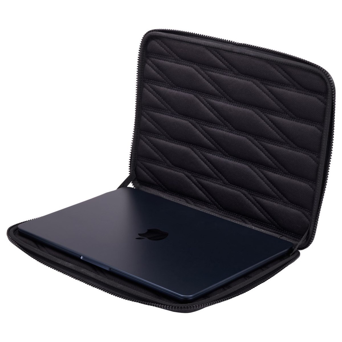 Etui pentru laptop, negru, 14", rezistent la impact si zgarieturi, din poliuretan reciclat