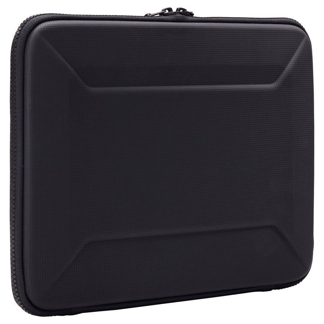 Etui pentru laptop, negru, 14", rezistent la impact si zgarieturi, din poliuretan reciclat