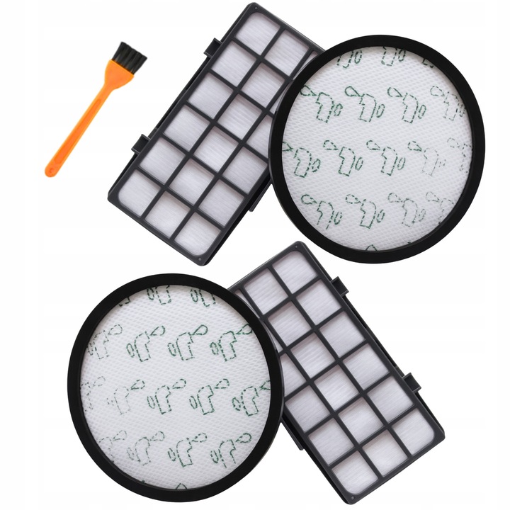 Set 4 filtre HEPA pentru aspiratoare Tefal/Rowenta X-Trem Power Cyclonic, ZR006001