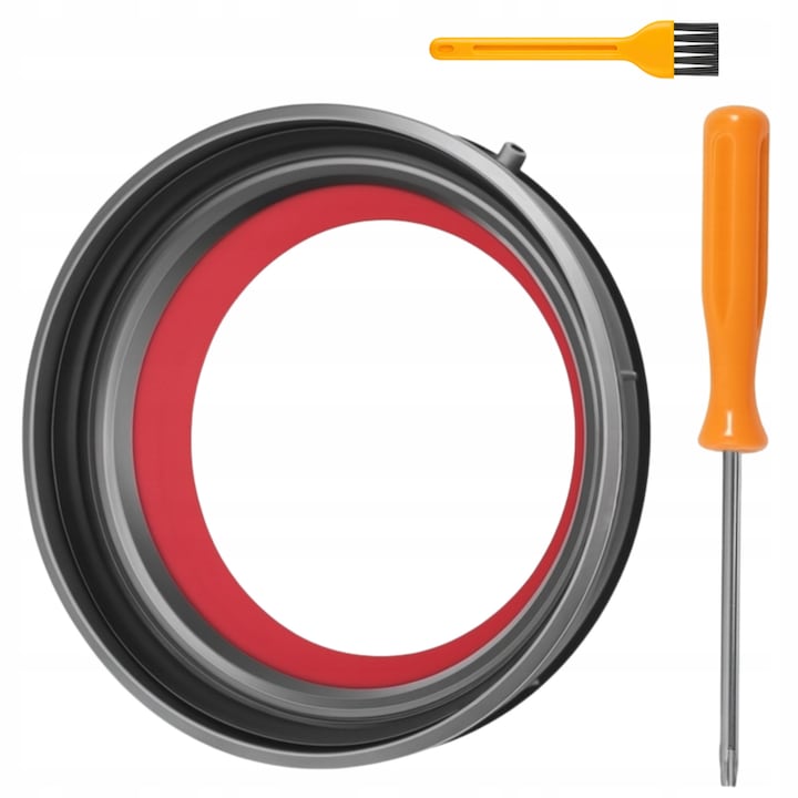 Уплътнителен пръстен за контейнер за прах Dyson V10, V11, V15, комплект с отвертка T8 Torx, 11,6x11,6x2,6см