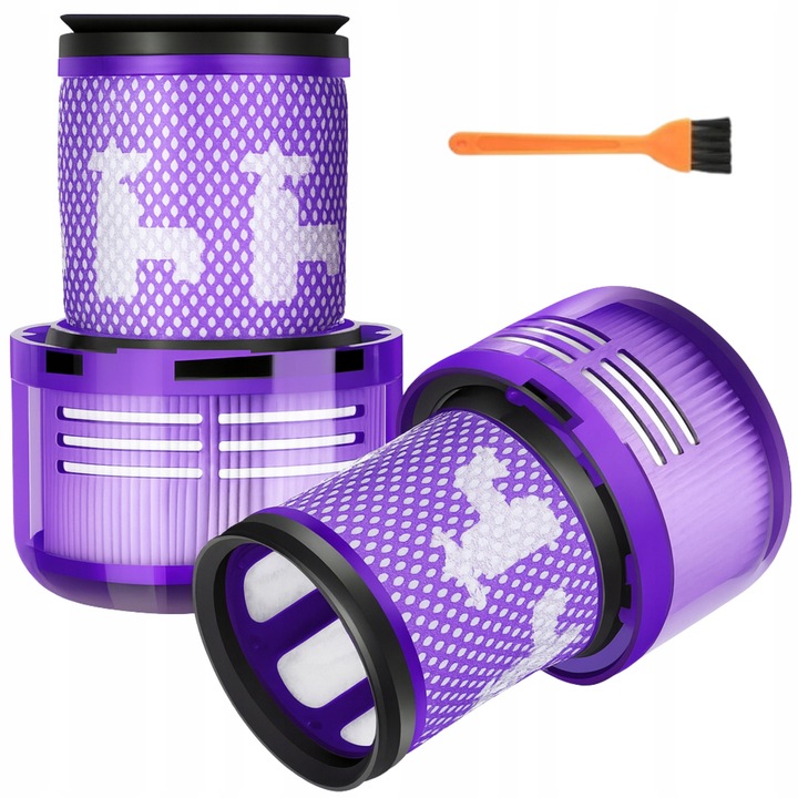 Set 2 filtre HEPA Bisanti pentru aspirator Dyson V12, eficienta ridicata, durabilitate, 971517-01