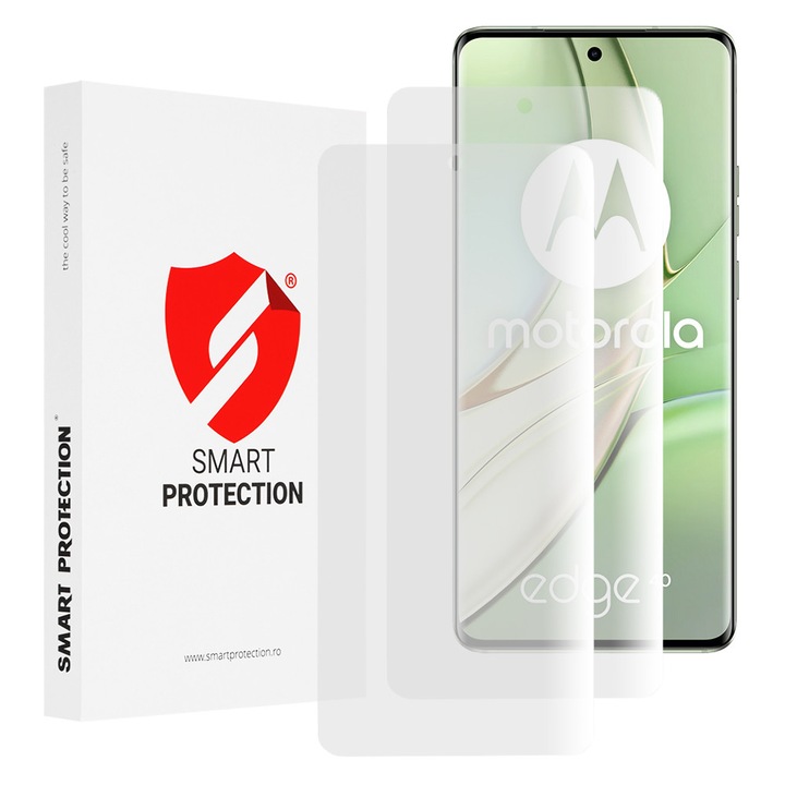 Фолио за Motorola Edge 40, Възстановяващо се, Smart Protection, Прозрачно