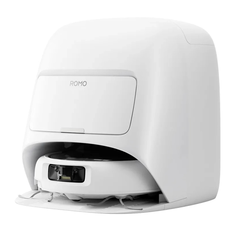 DJI Romo A Aspirator robot cu functie de stergere Statie de curatare Mapare camera 56, 64dB Alb