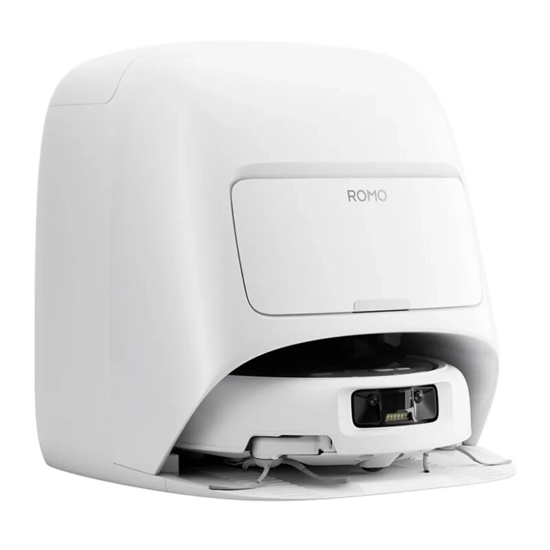 DJI Romo A Aspirator robot cu functie de stergere Statie de curatare Mapare camera 56, 64dB Alb
