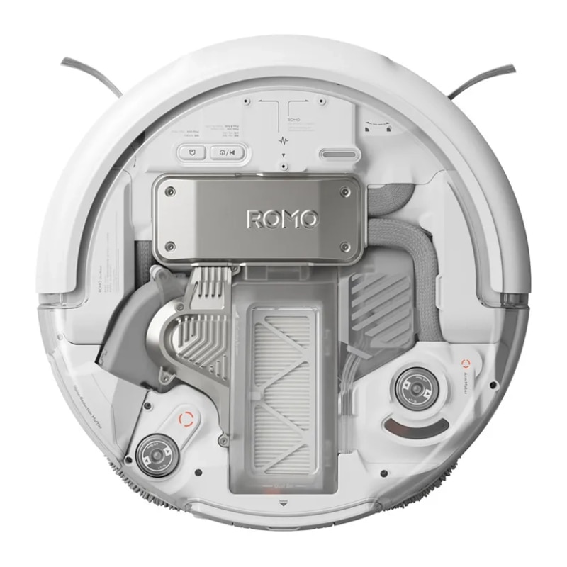 DJI Romo A Aspirator robot cu functie de stergere Statie de curatare Mapare camera 56, 64dB Alb