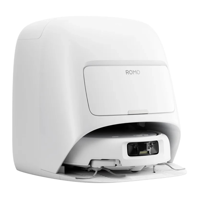 DJI Romo S Aspirator robot cu functie de ștergere Statie de curatare Mapare camera 56, 64dB Alb
