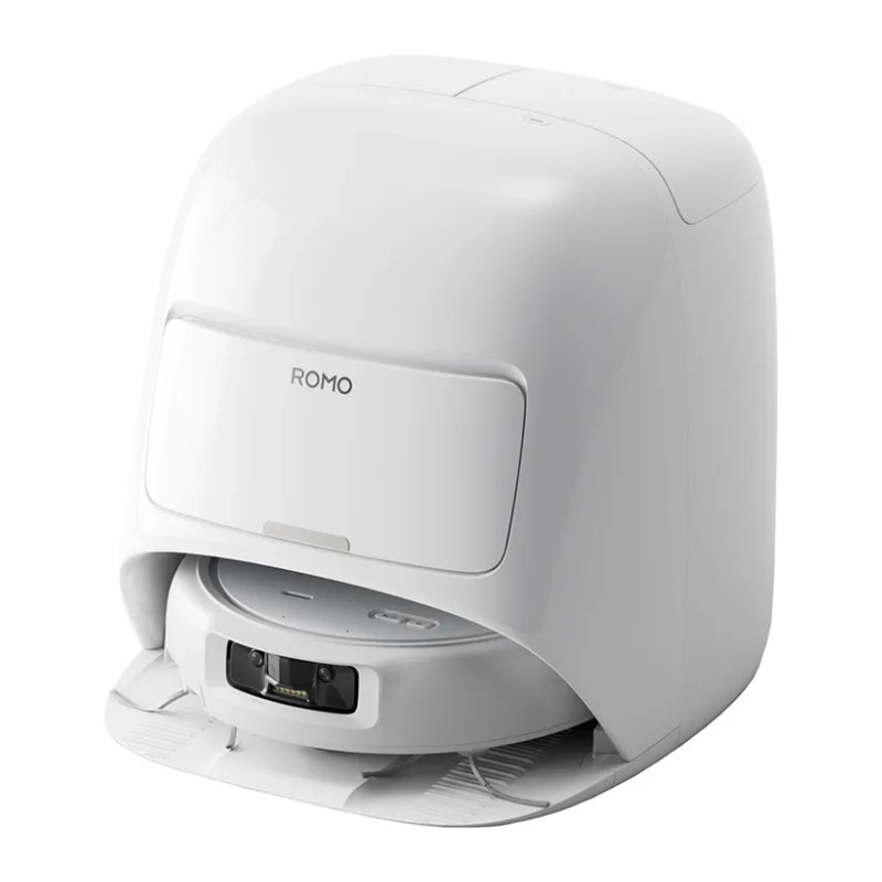 DJI Romo S Aspirator robot cu functie de ștergere Statie de curatare Mapare camera 56, 64dB Alb