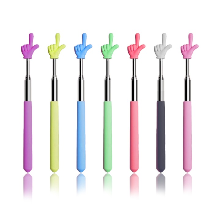 Set de 7 instrumente didactice, EMO, design telescopic, prindere confortabila, multicolor