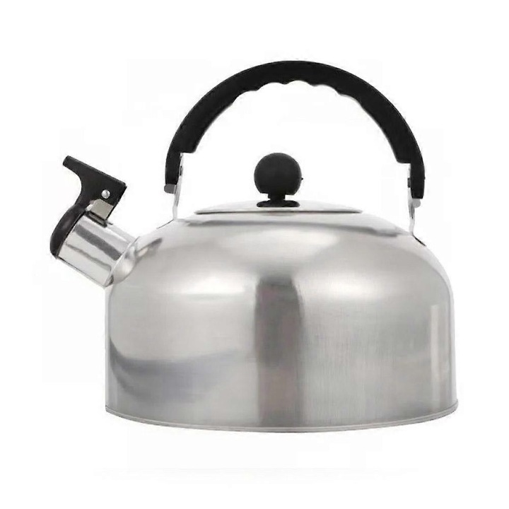 Ceainic otel 3L, capacitate mare, maner ergonomic, albastru cerneala
