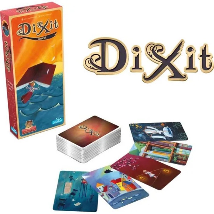 Настолна игра - ASMODEE - Dixit: Разширение - 80 илюстрирани карти - 30 мин