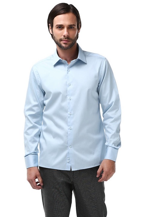 Férfi ingek, Pamut, Centone, 269187, Kék, XXL