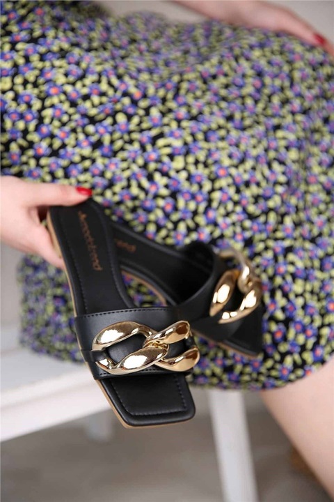 Papuci de damă, Moda Trend, 308955, Negru, 37