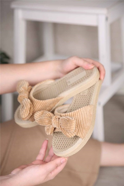 Női papucs, Moda Trend, 307601, Bézs, 37