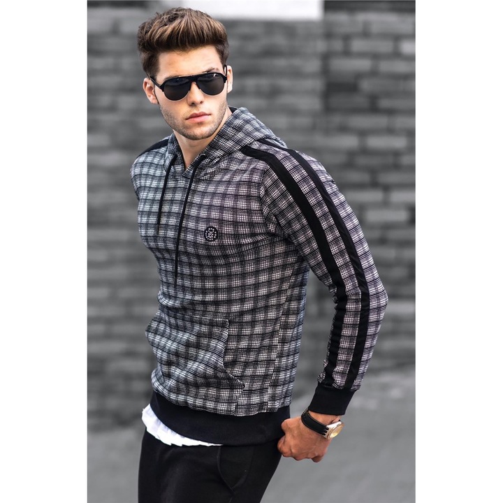 Férfi sportpulóverek, Madmext, 289208, Szürke