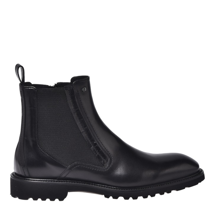 Baldinini, Ghete Chelsea din piele, Negru